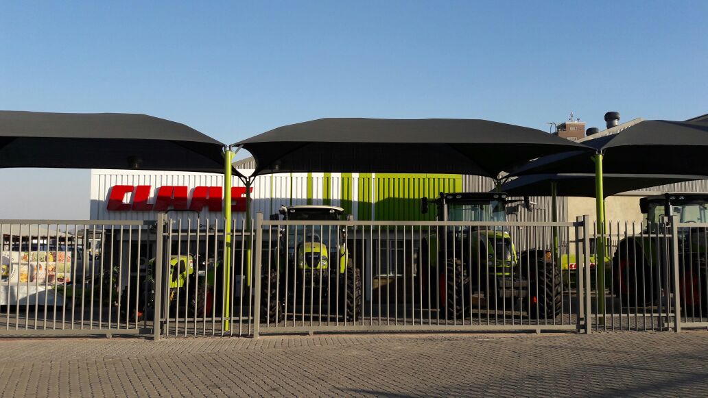 Industrial shadeport structure